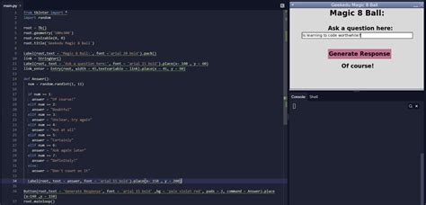 magic 8 ball photo|Python Magic 8 Ball .